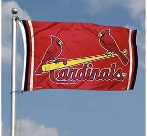 ST. Louis Cardinals-3’x5’ Deluxe Outdoor Flag-NEW-Ships Fast! LAST ONE!! - Picture 1 of 2