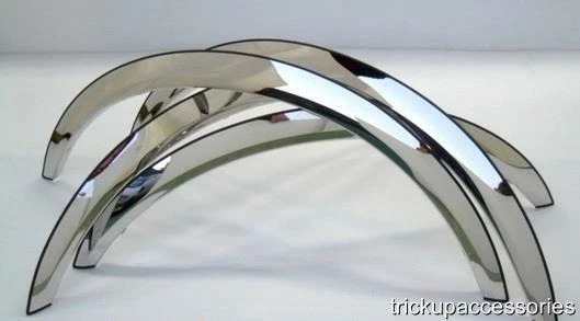 FENDER TRIM FOR DODGE RAM 3500 DUALLY 03-09 Mirror Stainless 1/2 Arch 2" WIDE - Изображение 1 из 1