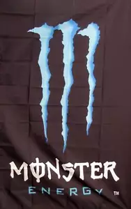 MONSTER BLUE VERTICAL 3X5 FLAG - Picture 1 of 1