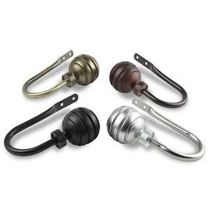 Dipper Curtain Holdback Drapery Tieback Hooks (Set of 2) - 3 colors - Picture 1 of 5