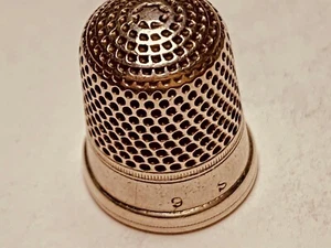 Sterling Thimble (No Mark Inside ) ID. Number 312 - Picture 1 of 3