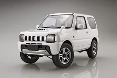 Fujimi Scala 1/24 Suzuki Jimny JB23 Land Venture/Pearl White Plastic Model Kit - Immagine 1 di 4
