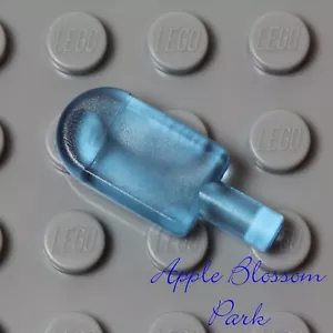 NEW Lego Medium BLUE RASPBERRY POPSICLE Boy Girl Minifig Light Blue Ice-Pop Food - Picture 1 of 4