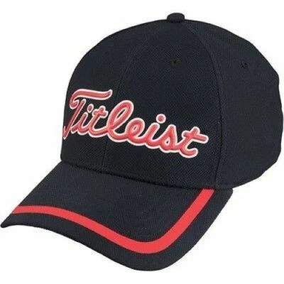 ¡NUEVO! Gorra de golf TITLEIST [S/M] para hombre TPU rendimiento ajustada-negra/roja Foto 1 de 3