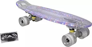 Baytter Kinder LED-Skateboard Transparent - Bild 1 von 6
