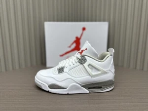 DSNike Air Jordan 4 Retro Blanco Oreo Tech Hombre Zapatos de Baloncesto -CT8527-100 - Imagen 1 de 7