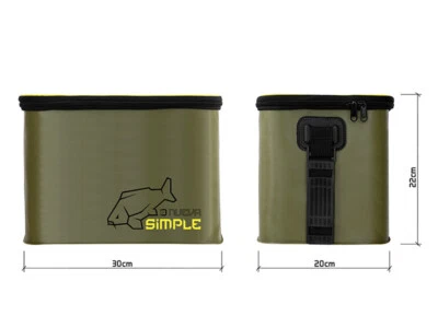 DELPHIN EVA Bag - wasserdichte Angeltasche in 3 Größen Ködertasche Carryall - Wasserfest