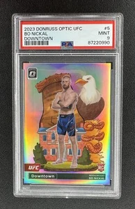 2023 Donruss Optic UFC Bo Nickal RC Rookie Downtown SSP PSA 9 MD1N - Picture 1 of 2