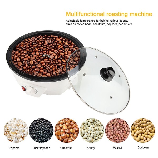 Electric Coffee Roaster Roasting Machine Coffee Bean Grains Nuts Baking Machine Photo Related