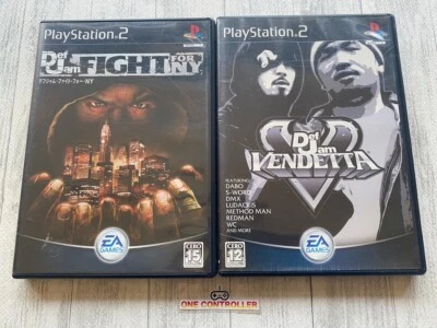 SONY PS2  Def Jam Fight for NY & Vendetta  2games set from Japan - Image 1 of 4