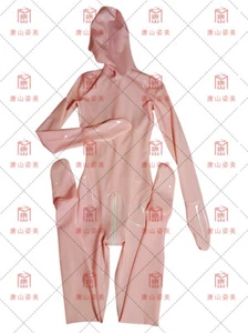 Traje de látex cubierta completa piel sin dedos solo nariz abierta agujero látex body kig - Imagen 1 de 5
