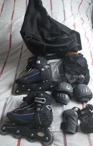 Rollerskate Ausrüstung, Damen Gr. 40 , Skates,Rucksack,Schoner,nicht oft benutzt - Bild 1 von 1