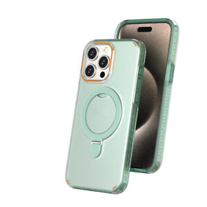 New Colorful Magnetic Bracket Phone Case With Holder Stand Cover For Magesafe Ma