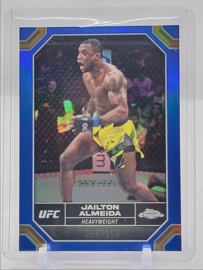 JAILTON ALMEIDA 2024 TOPPS CHROME UFC BLUE HEAVYWEIGHT /150 Q0859