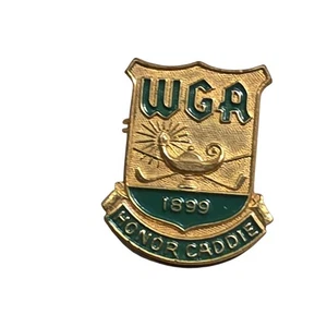 Vintage WGA Honor Caddie Pin Western Golf Association 1899 Emaille Abzeichen - Bild 1 von 3
