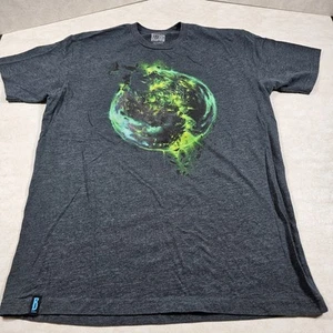 Camiseta Blizzard World Of Warcraft WOW Adulto Grande Gráfico Gris Usada - Imagen 1 de 8