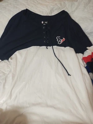 Camiseta grande de fútbol americano de la NFL de los Houston Texans para mujer Foto 1 de 4