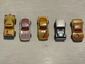majorette 1/64 diecast cars Vintage 5 Car/truck Lot Jeep Corvette Fierro - Picture 1 of 20