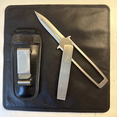 Daga de bota Smith & Wesson 6042 vintage pero prístina 🔥USA 🔥Hecha hoja oscilante Foto 1 de 4