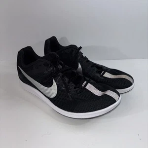 Nike Zoom Rival Track & Field Distance Spikes DC8725-001 Black Silver Size 10 - Picture 1 of 8