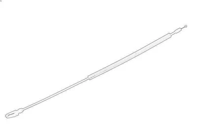 Câble d'ouverture du capot moteur OE VW 5N0 823 531A pour TIGUAN (5N_) 2 2007- - Image 1 of 4