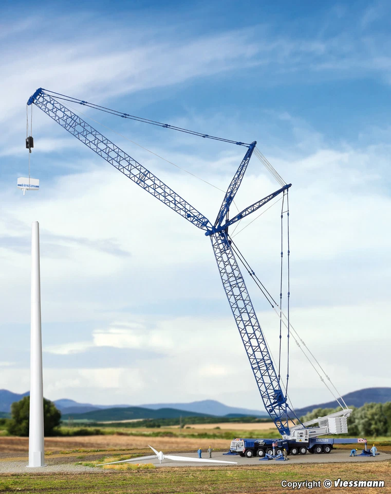 Kibri H0 13061 Liebherr LG 1550 Breuer & Wasel Kit di Costruzione Merce Nuova - Immagine 1 di 1