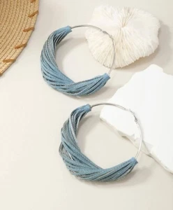Orecchini Statement Alla Moda Cerchio A Goccia Cerchi A Goccia Accessorio Donna - Foto 1 di 7