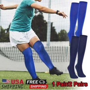 Men Sports Football Baseball Soccer Long Over Knee High Socks Hockey Unisex Gift - Picture 1 of 15