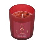 Fire Element, Juniper Berry Agate Crystal Candle, Aries, Leo, Sagittarius
