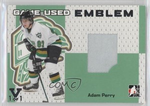 2006 ITG Heroes and Prospects Game-Used Emblems Vault Silver 1/1 Adam Perry 0kb5