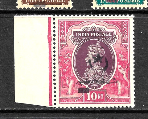 1947 BAHAWALPUR SG17 MINT CAT £5000 10 RUPEE,PAKISTAN,NOT INDIA,STATES KGVI Cover