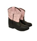Smoky Mountain Boots Children Girls Monterey Pink/Brown Faux Leather Size 8