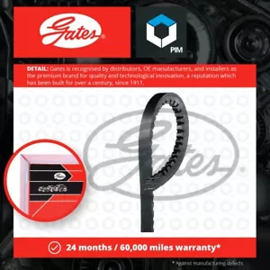 Drive Belt fits PEUGEOT J9 2.5D 82 to 87 XD3P V Belt Gates 400720 HY2316 Quality - Picture 1 of 3