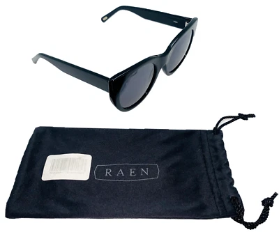 Женские солнцезащитные очки Raen Optics шикарные очки кошачий глаз CR-39 оттенки Durante черные - Изображение 1 из 4