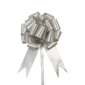 Ribbon Pull Bows Flower Christmas Tree tinsel Decoration Gift Present Wrap - Picture 1 of 26
