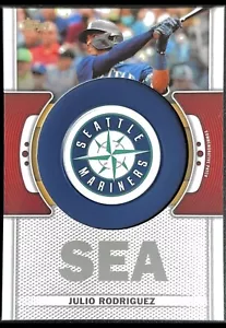 2023 Topps Series 1 Team Logo Commemorative Patch Julio Rodriguez #TLP-JR Patch - Picture 1 of 4