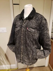 Levi's Denim Streetstyle Acid Wash Denim/Sherpa, Jacken Herren XL - Bild 1 von 12