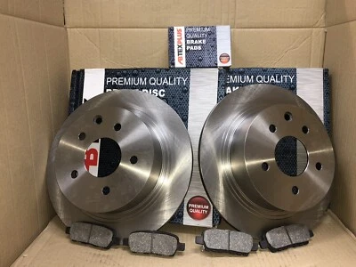 Discos de freno traseros + pastillas para Nissan Juke todos los modelos 2010-2019 Foto 1 de 2