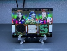 2006 Topps Triple Threads Relic Combos Sepia #TTRC35 Omar Jacobs / Tarvaris Jack