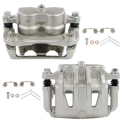 Par de pinzas de freno delanteras para Nissan Quest 2004-2009 2011-2017 con soporte Foto 1 de 4