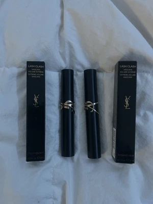 YSL LASH CLASH EXTREME VOLUME MASCARA NUEVO Paquete De 2 Foto 1 de 4