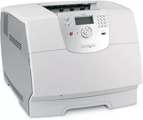 LEXMARK T640N NETWORK USB FAST 33PPM DESKTOP A4 MONO LASER PRINTER - NO TONER - Image 1 of 4