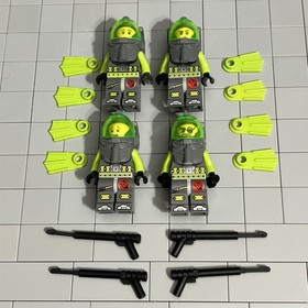LEGO Atlantis Diver w/ Flippers Minifigure Lot atl006 atl008 Lance Samantha G2 4