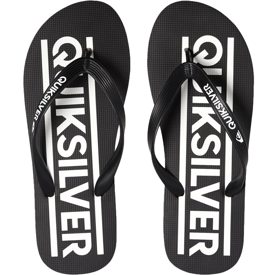 Sandalias chanclas Quiksilver para niños Java Wordmark verano playa Foto 1 de 1