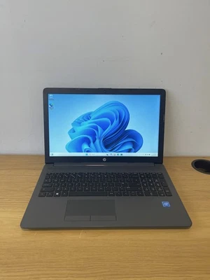 HP 250 G7 Laptop Intel Celeron N4020 1.10GHz 4GB RAM 128GB SSD Windows 11 Pro  - Image 1 of 4