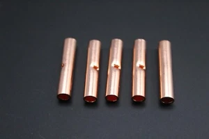 STÄRKE 8 KUPFER STUMPFVERBINDER 5 STÜCK CRIMPKLEMME SPLEISS AUTO AWG BATTERIE CUR8 - Bild 1 von 8