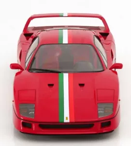 KK 1:18 AUTO DIE CAST FERRARI F40 ITALIA DESIGN ROSSO ART KKDC180696 - Picture 1 of 4