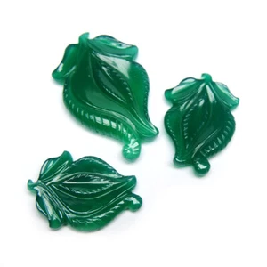 Natural 74.24 CTS Agate Gemstone Carving Pair , Green Agate Gemstone Pair Gems - Picture 1 of 3