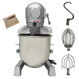30L Commercial Dough Mixing Machine Flour Blender with 3 Mixing Tools & 1 Dough - Picture 1 of 23