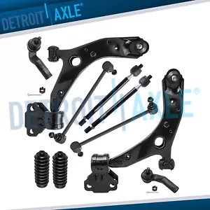 Front Lower Control Arm w/ Ball Joint Tie Rods Sway Bars for 2010 - 2013 Mazda 3 - Picture 1 of 7